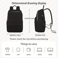 Large Capacity Laptop Backpack Preppy Back To School Daypack Casual Travel