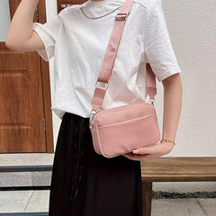 Lychee Pattern Crossbody Bag for Women with Wide Shoulder Strap