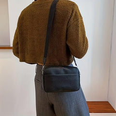 Lychee Pattern Crossbody Bag for Women with Wide Shoulder Strap