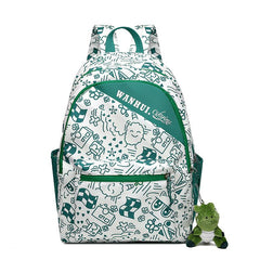 Women's Cartoon Graffiti Backpack Multifunctional Large Capacity