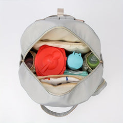 Argyle Quilted Backpack - Top Handle Mommy Bag