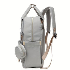 Argyle Quilted Backpack - Top Handle Mommy Bag