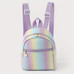 Tie Dye Backpack Zipper Rucksack Women's Travel Bag