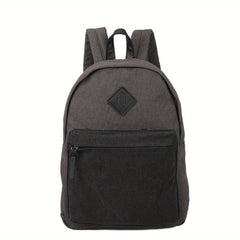 Retro Canvas Backpack Large Capacity School Daypack
