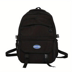 Casual Oxford Cloth Travel Rucksack Preppy Style Backpack