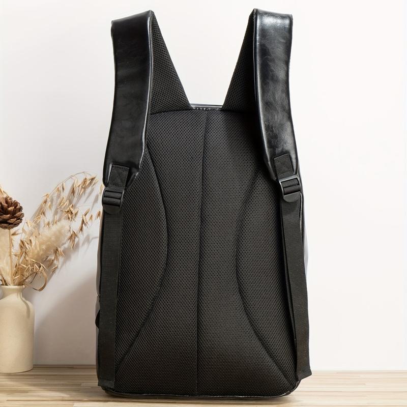Cartoon Shark Teeth Pattern Backpack School Laptop Business Bag