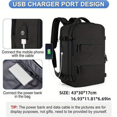Large Capacity Travel Backpack Waterproof Laptop Daypack