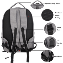 Women's Gym Duffle Bag Travel Backpack Overnight Bag With Shoes Compartment