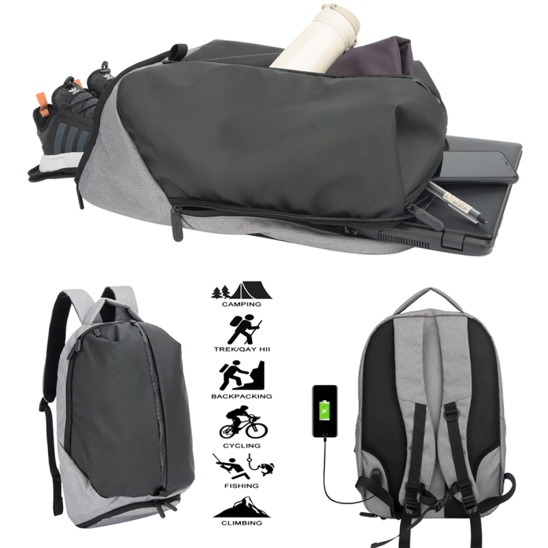 Women's Gym Duffle Bag Travel Backpack Overnight Bag With Shoes Compartment