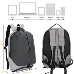 Women's Gym Duffle Bag Travel Backpack Overnight Bag With Shoes Compartment