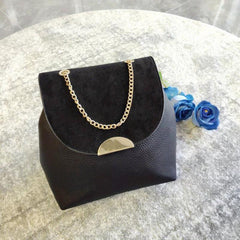 Retro Bucket Crossbody Bag Chain Shoulder Bag Drawstring Purse