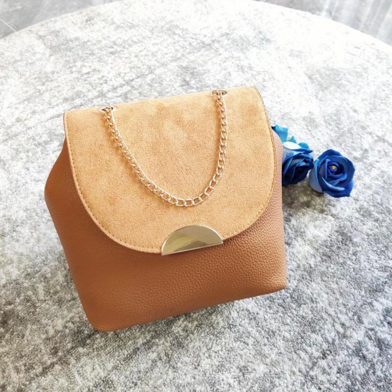 Retro Bucket Crossbody Bag Chain Shoulder Bag Drawstring Purse