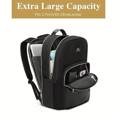 MATEIN Crocodile Embossed Zipper Backpack Large Capacity