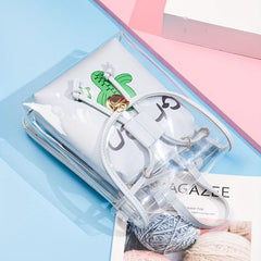 Transparent Backpack All Match Flap Storage Daypack