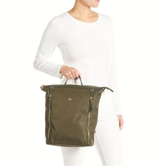 Minimalist Casual Zipper Backpack Solid Rucksack Women's Travel Bag