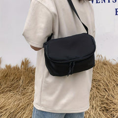 Retro Crossbody Bag Nylon Shoulder Bag Women's Casual Versatile Handbag