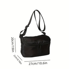 Retro Crossbody Bag Nylon Shoulder Bag Women's Casual Versatile Handbag