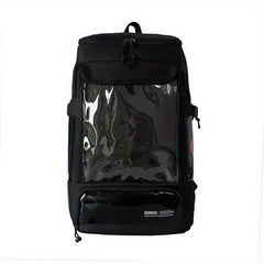 Large Travel Storage Backpack with Front Transparent Pocket