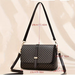 Geometric Pattern Shoulder Bag Crossbody Bag