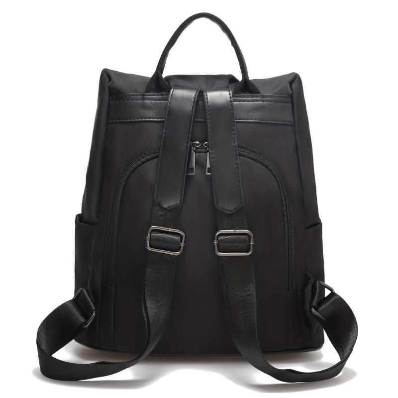 Minimalist Solid Backpack All Match Travel Storage Daypack For Women