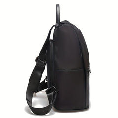 Minimalist Solid Backpack All Match Travel Storage Daypack For Women