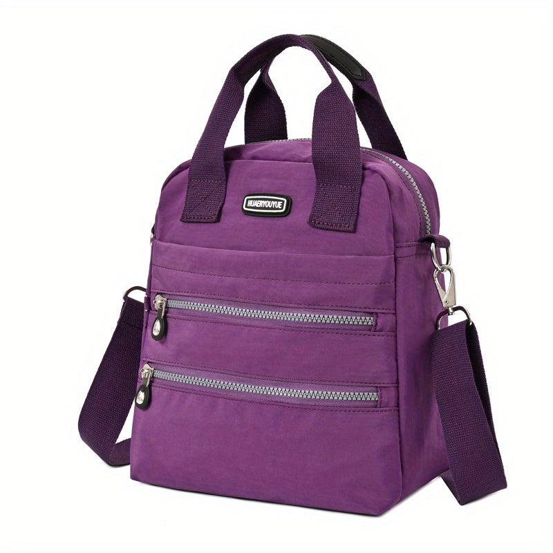 Adjustable Strap Zipper Backpack Top Handle Handbag
