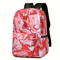 Graffiti Geometric Pattern Backpack School Bag