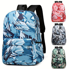 Graffiti Geometric Pattern Backpack School Bag