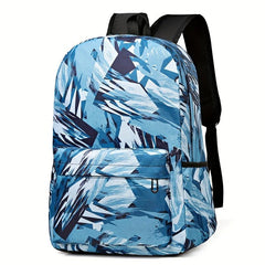 Graffiti Geometric Pattern Backpack School Bag