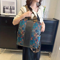 Women's Anti Theft Backpack Large Capacity Print Shoulder Bag