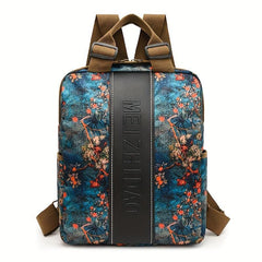Women's Anti Theft Backpack Large Capacity Print Shoulder Bag