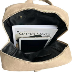 Vintage Solid Backpack All Match Travel Storage Rucksack Women's Classic Daypack