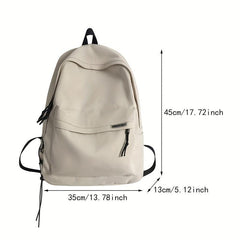 Large Capacity Preppy Backpack School Laptop BookBag Casual