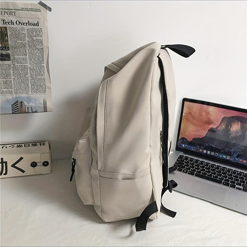 Large Capacity Preppy Backpack School Laptop BookBag Casual