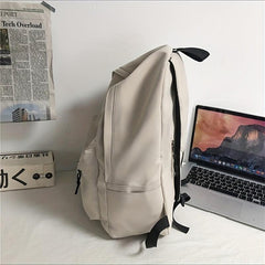 Large Capacity Preppy Backpack School Laptop BookBag Casual