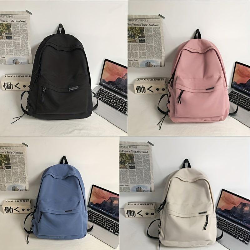 Large Capacity Preppy Backpack School Laptop BookBag Casual