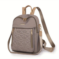 Quilted Convertible Backpack Purse Anti Theft Daypack