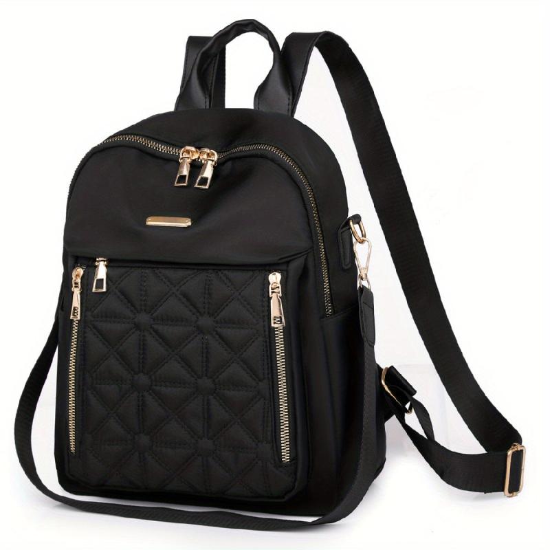 Quilted Convertible Backpack Purse Anti Theft Daypack