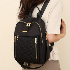 Quilted Convertible Backpack Purse Anti Theft Daypack