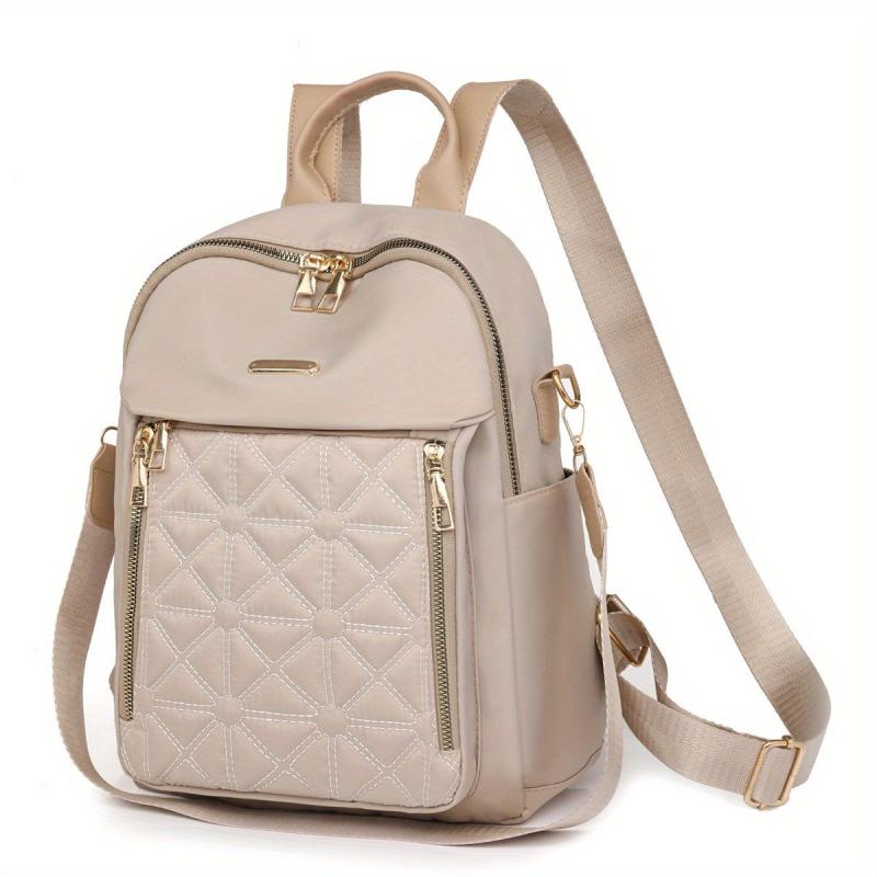 Quilted Convertible Backpack Purse Anti Theft Daypack