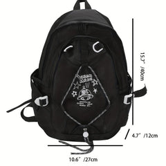 Y2K Drawstring Schoolbag Large Capacity Backpack
