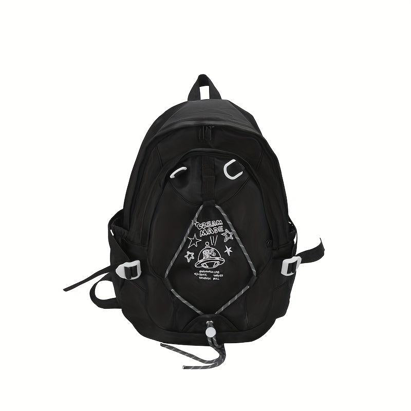 Y2K Drawstring Schoolbag Large Capacity Backpack