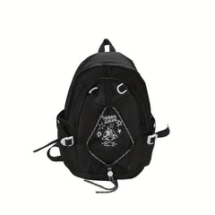Y2K Drawstring Schoolbag Large Capacity Backpack