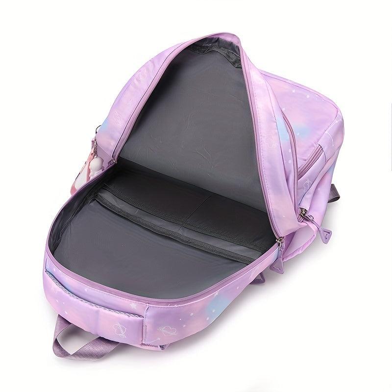 Pink Large Capacity Backpack for Students