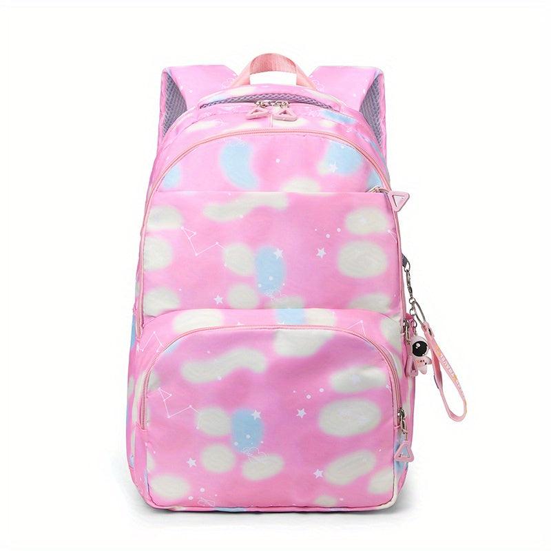 Pink Large Capacity Backpack for Students