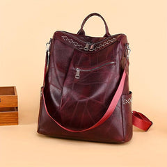 Vintage Convertible Backpack Purse Retro Two way Preppy Daypack