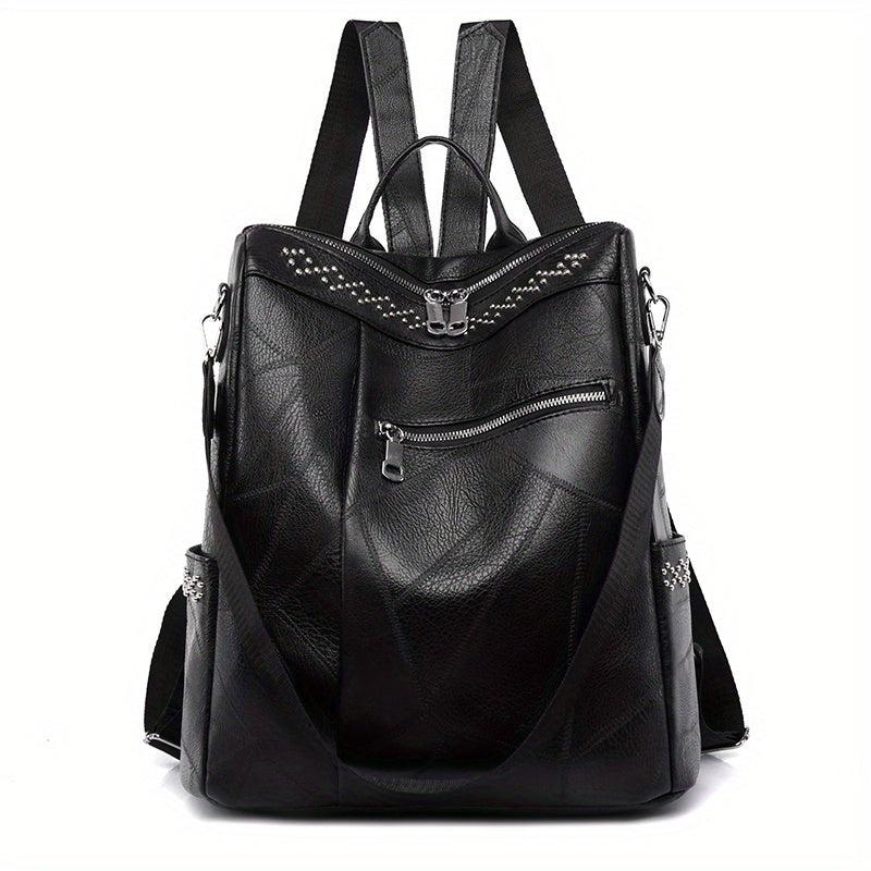 Vintage Convertible Backpack Purse Retro Two way Preppy Daypack