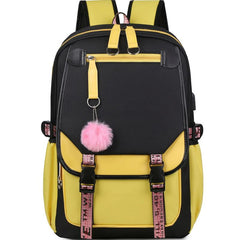 Large Capacity Preppy School Laptop BookBag