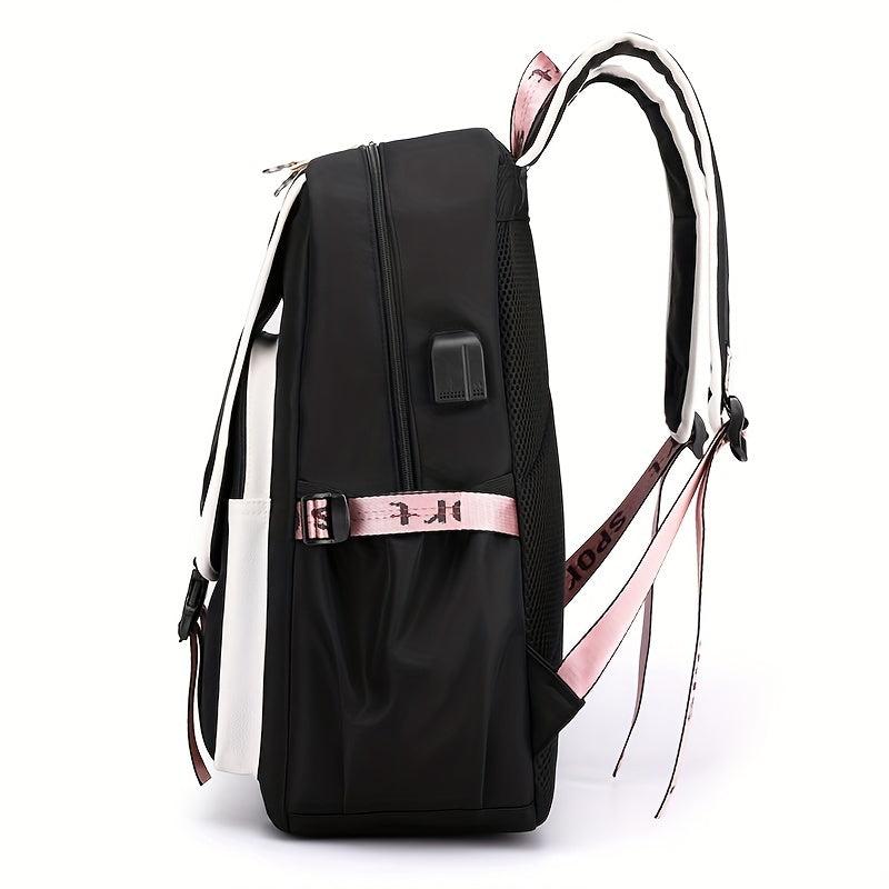 Large Capacity Preppy School Laptop BookBag