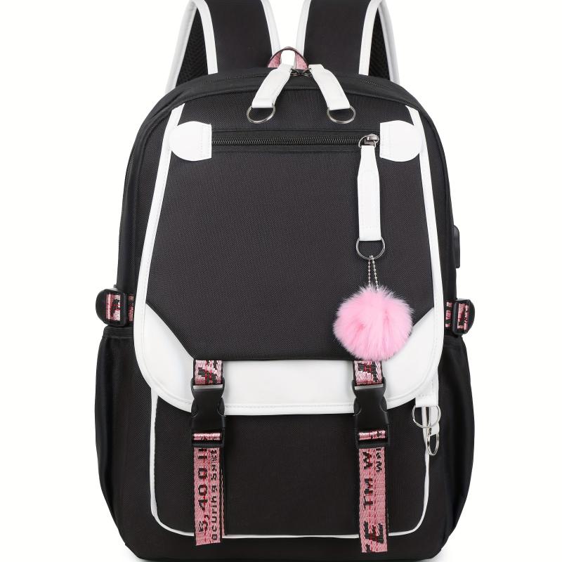 Large Capacity Preppy School Laptop BookBag